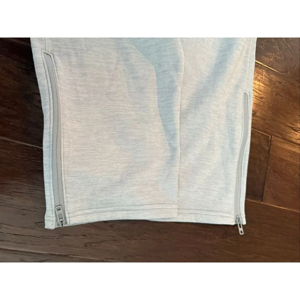 NEW Under Armour White Gray Zip Ankle Joggers XXL